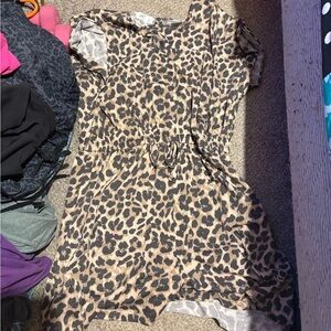 Leopard Print Romper